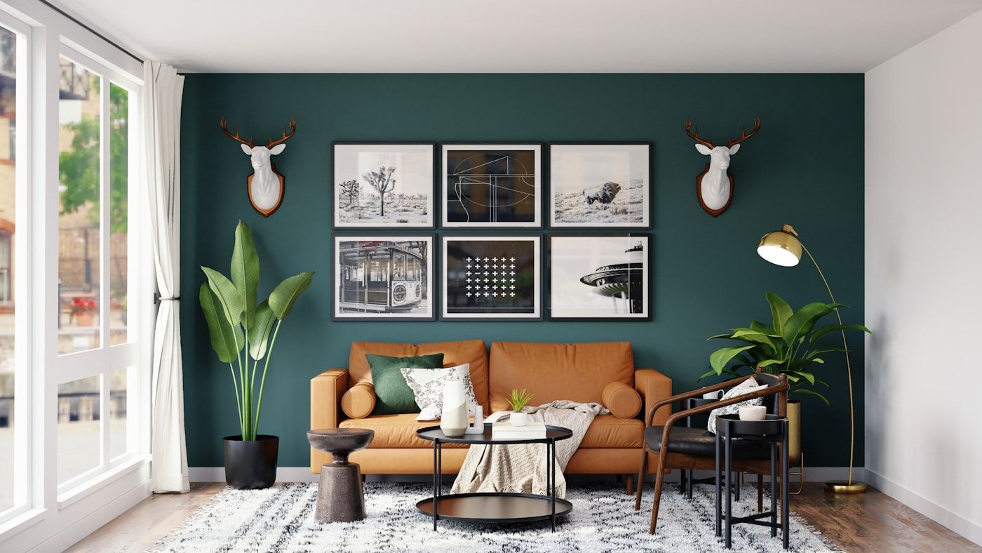 Coffee table detailing and premium interior styling